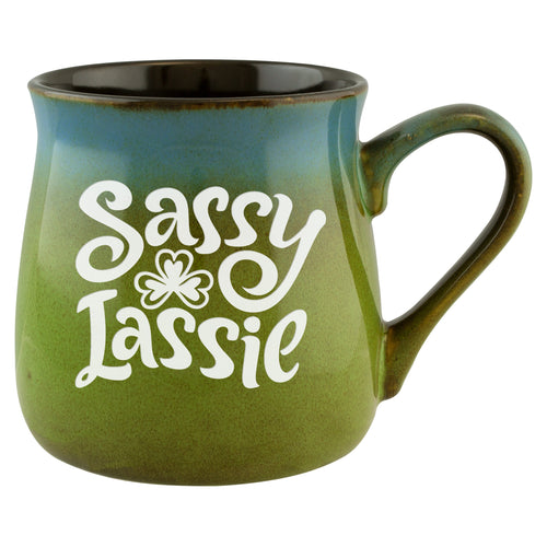 Sassy Lassie Etched Ceramic Mug