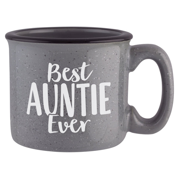 Best Auntie Ever Etched Ceramic Camp Mug