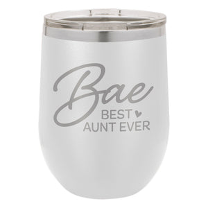 Best Aunt Ever Etched Insulated Stemless Tumbler