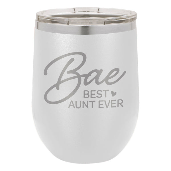 Best Aunt Ever Etched Insulated Stemless Tumbler