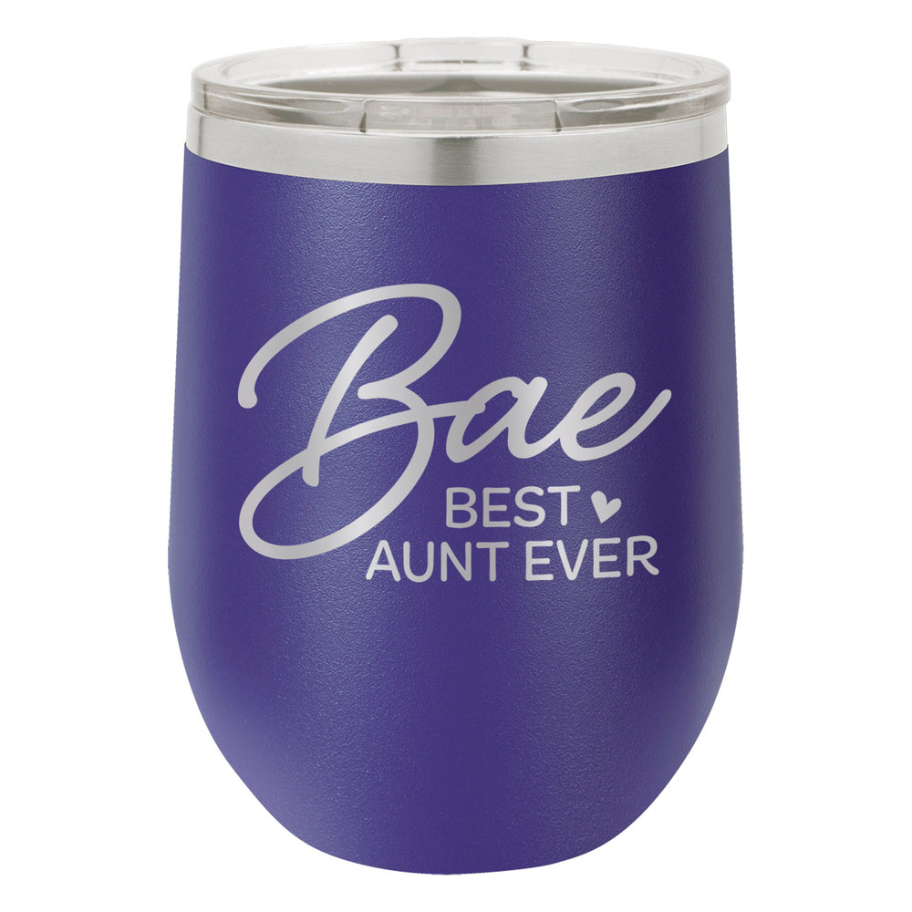 Best Aunt Ever Etched Insulated Stemless Tumbler
