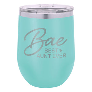 Best Aunt Ever Etched Insulated Stemless Tumbler