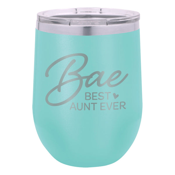 Best Aunt Ever Etched Insulated Stemless Tumbler