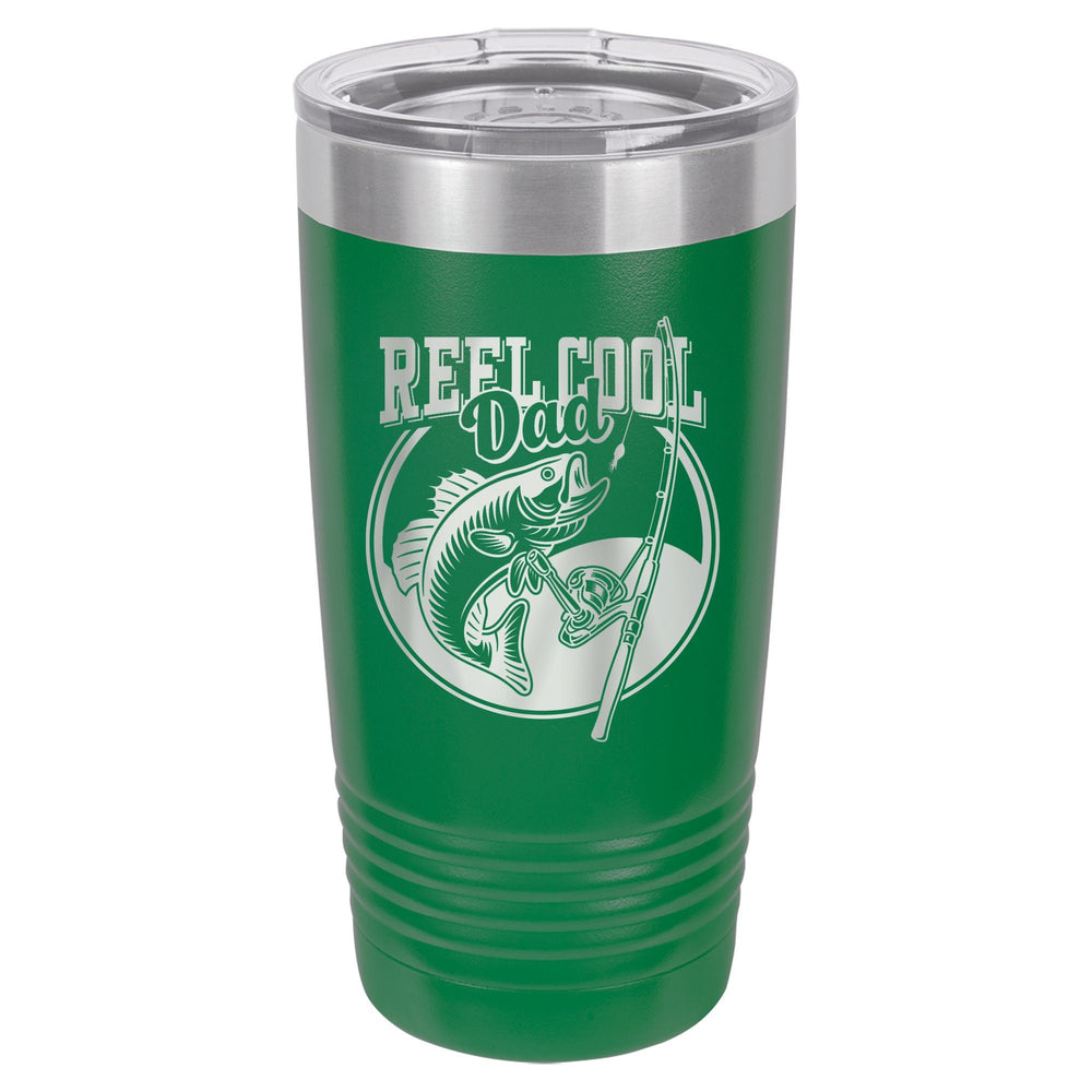 Reel Cool Dad Etched Insulated Tumbler & Lid