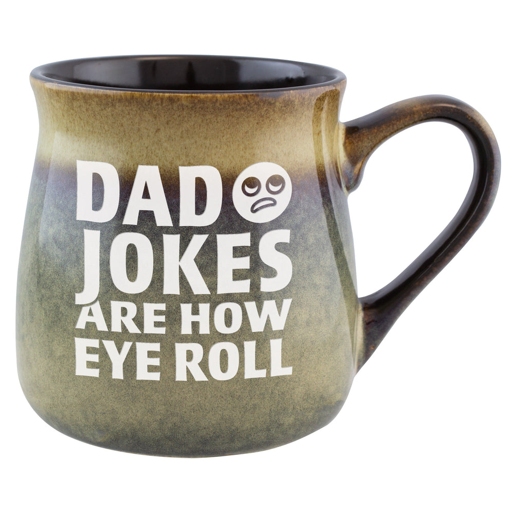 Dad Jokes Are How I Roll Etched Ceramic Mug