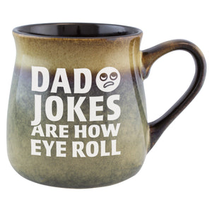 Dad Jokes Are How I Roll Etched Ceramic Mug
