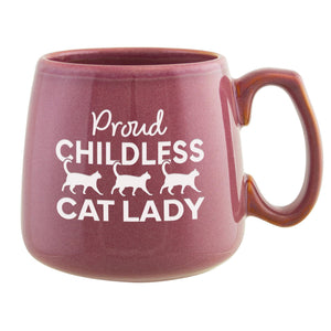 Childless Cat Lady Etched Ceramic Mug