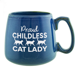 Childless Cat Lady Etched Ceramic Mug
