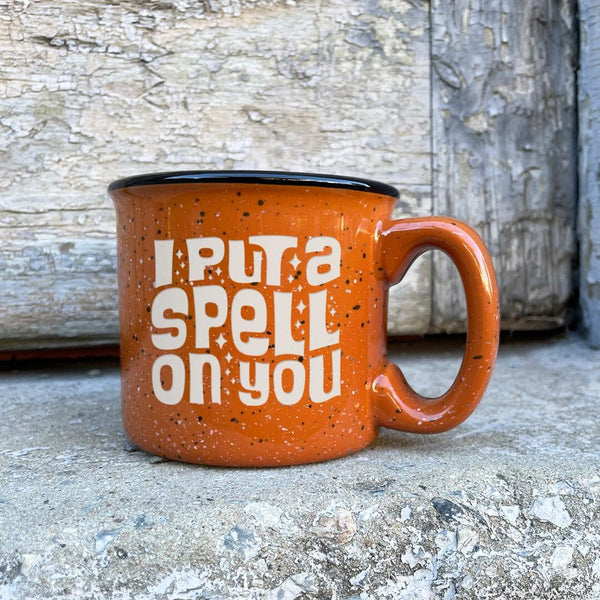 I Put a Spell on You Etched Ceramic Camp Mug