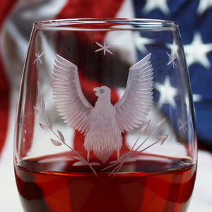 Federal Eagle Hand Cut Drinkware