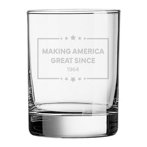 Making America Great Since Etched Rocks Glass
