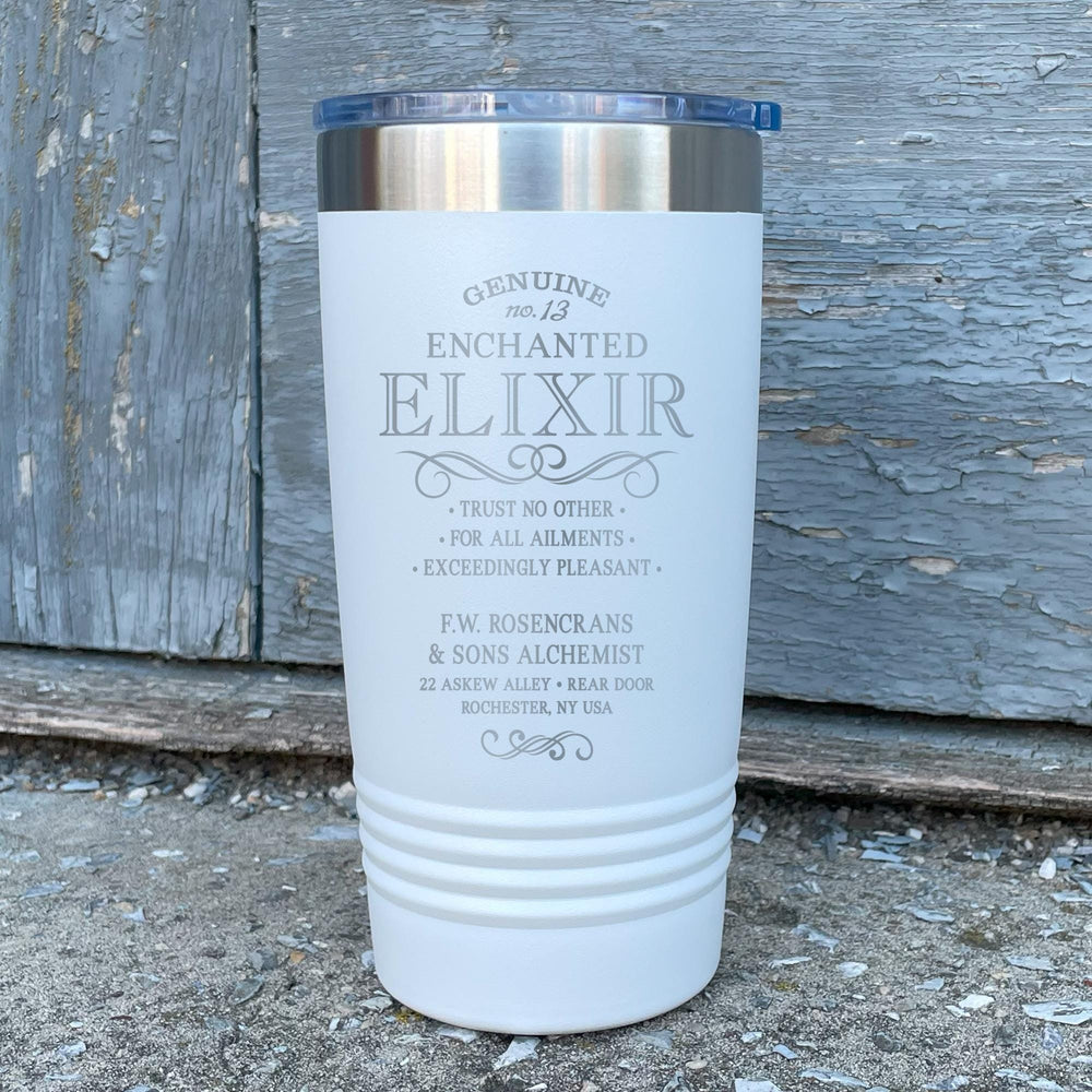 Enchanted Elixir Etched Insulated Tumbler & Lid