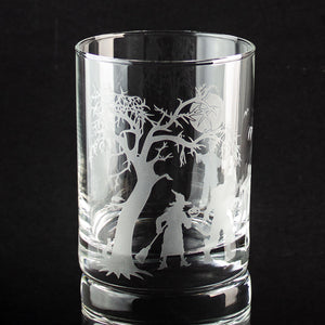 Monster Mash Wrap Etched Rocks Glass