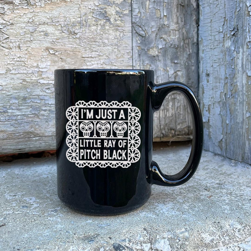 I'm Just a Little Ray of Pitch Etched Ceramic Mug