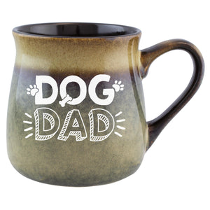 Dog Dad Etched Ceramic Mug