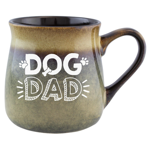 Dog Dad Etched Ceramic Mug