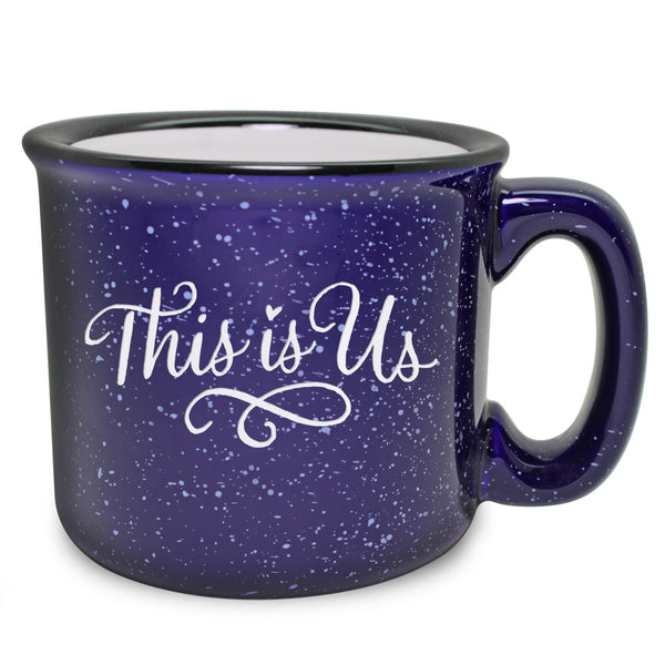 This Is Us Etched Ceramic Camp Mug