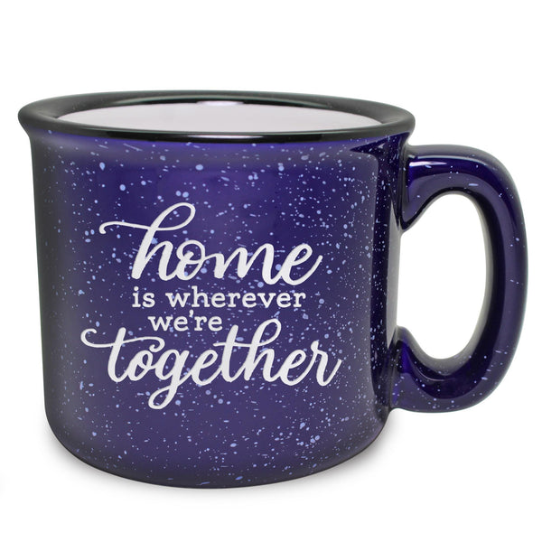 Home is Wherever We're Together Etched Ceramic Camp Mug