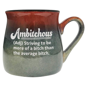 Ambitchous Etched Ceramic Mug