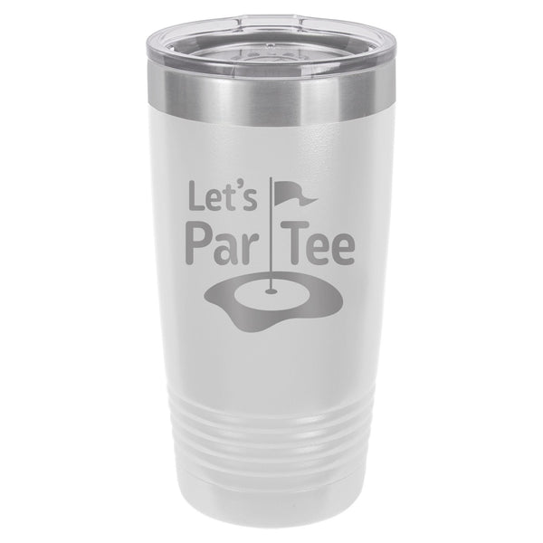 Let's Par Tee Etched Insulated Tumbler & Lid