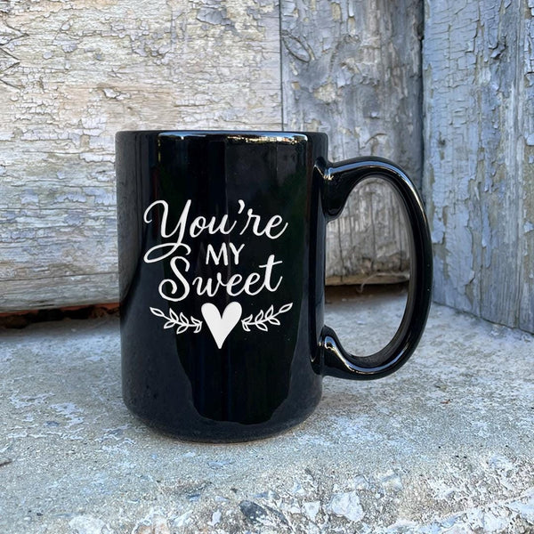 You're My Sweetheart Etched Ceramic Mug