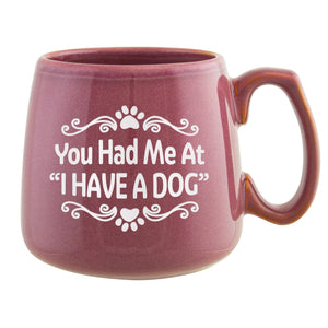 You Had Me At I Have a Dog Etched Ceramic Mug