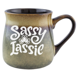 Sassy Lassie Etched Ceramic Mug