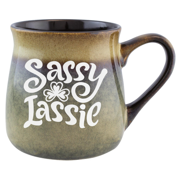 Sassy Lassie Etched Ceramic Mug