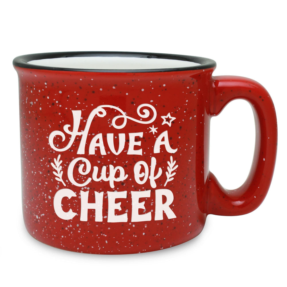 Have a Cup of Cheer Etched Ceramic Camp Mug