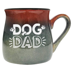 Dog Dad Etched Ceramic Mug
