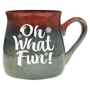 Oh What Fun! Etched Ceramic Mug