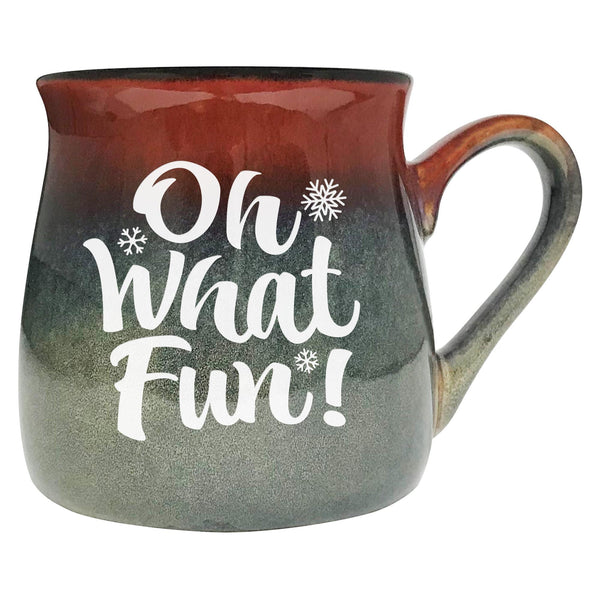 Oh What Fun! Etched Ceramic Mug