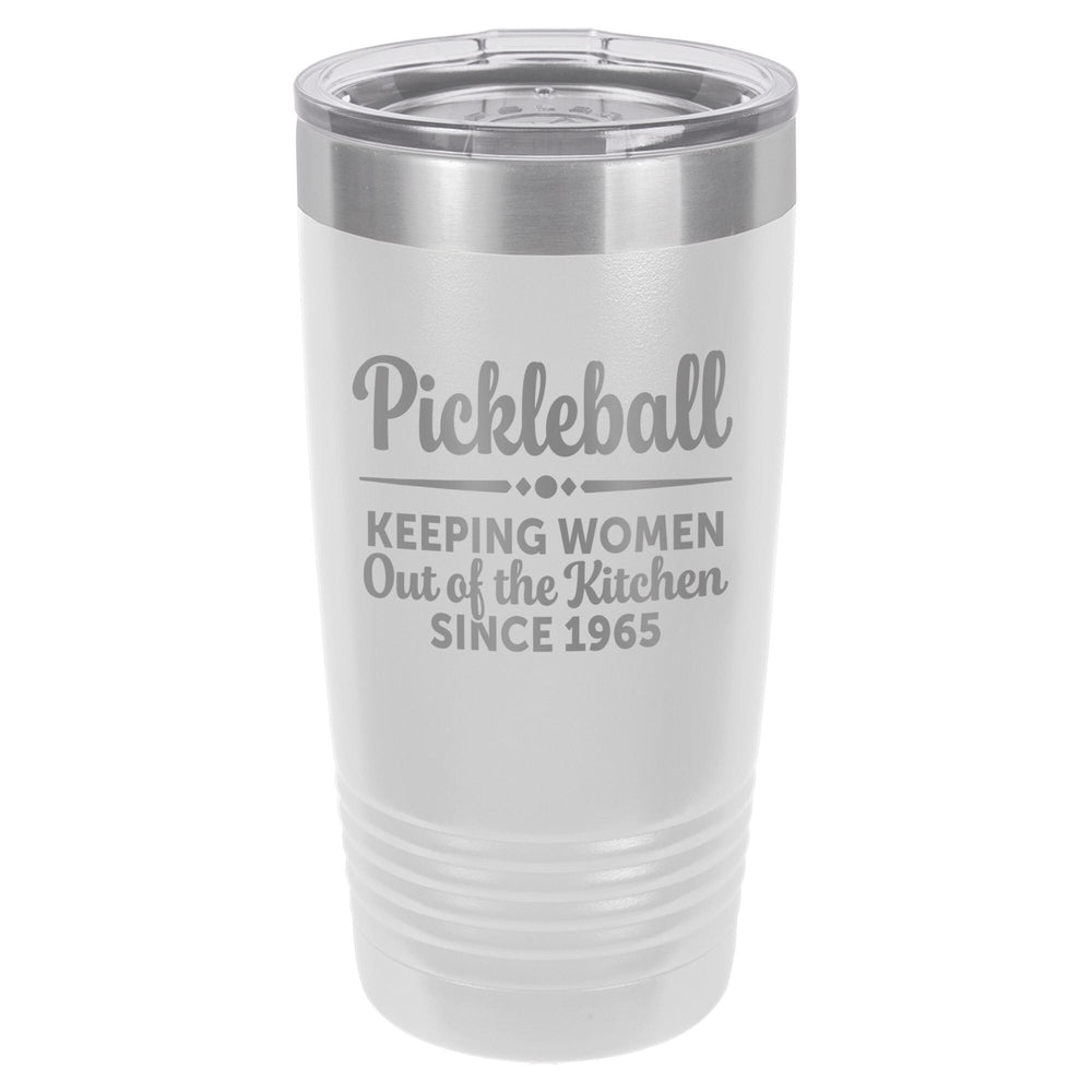 Keeping Women Out of the Kitchen Since 1965 Etched Insulated Tumbler & Lid