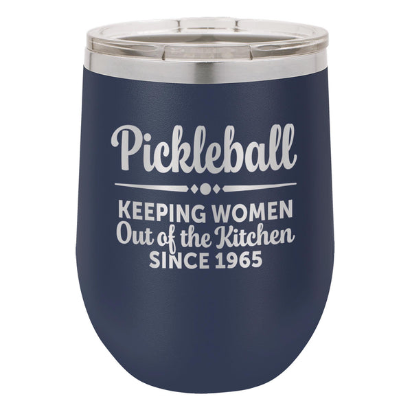 Keeping Women Out of the Kitchen Since 1965 Etched Insulated Stemless Tumbler