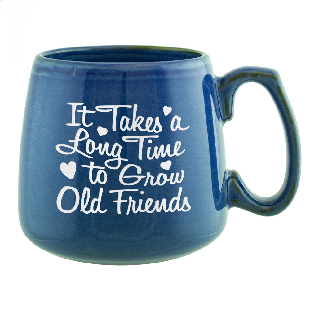 It Takes a Long Time to Grow Old Friends Etched Ceramic Mug