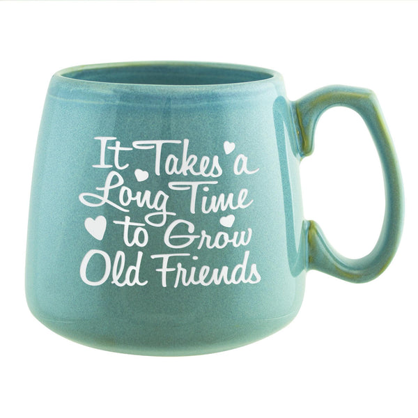 It Takes a Long Time to Grow Old Friends Etched Ceramic Mug