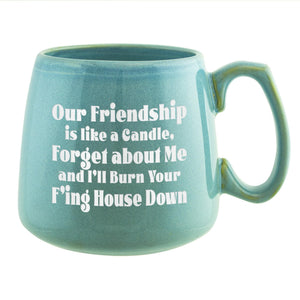 Our Friendship Is Like a Candle Etched Ceramic Mug