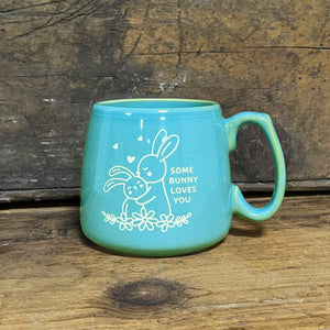 Some Bunny Loves You Etched Ceramic Mug