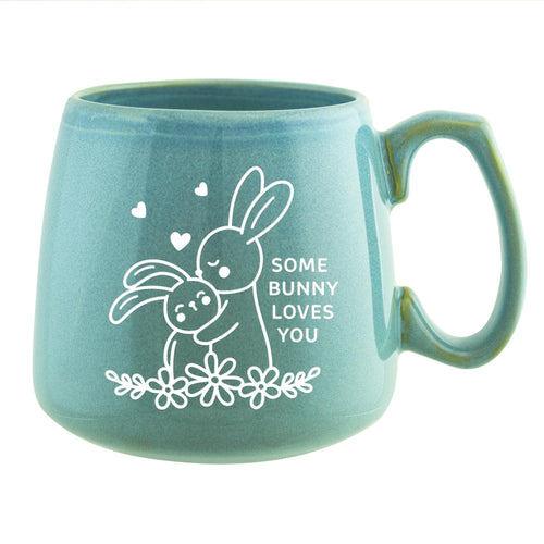 Some Bunny Loves You Etched Ceramic Mug