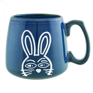 Curious Bunny Etched Ceramic Heirloom Mug