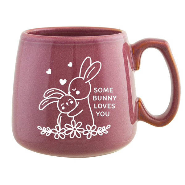 Some Bunny Loves You Etched Ceramic Mug