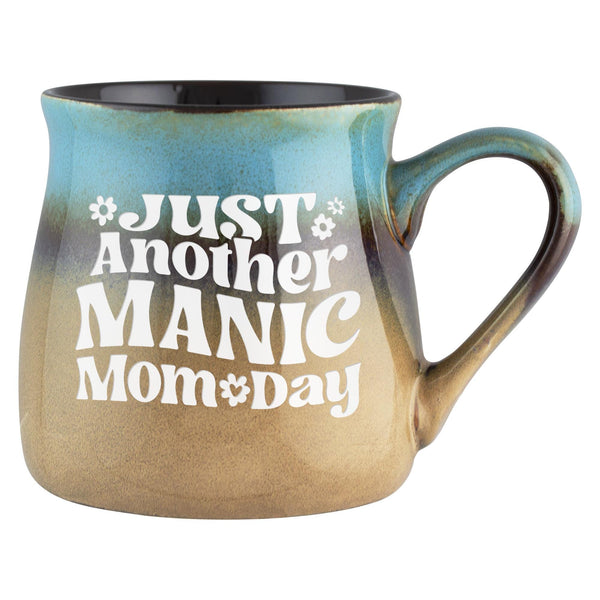 Just Another Manic Mom Day Etched Ceramic Mug