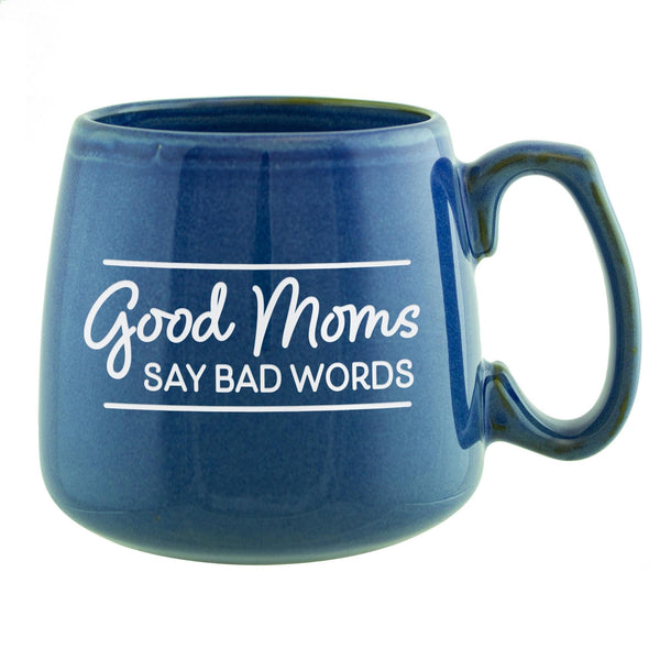 Good Moms Say Bad Words Etched Ceramic Mug