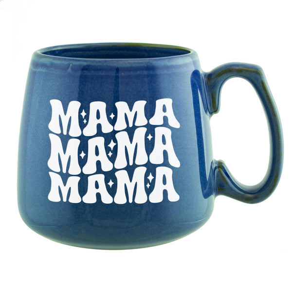 Mama Mama Mama Etched Ceramic Mug