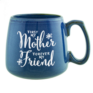 First My Mother, Forever My Friend Etched Ceramic Mug