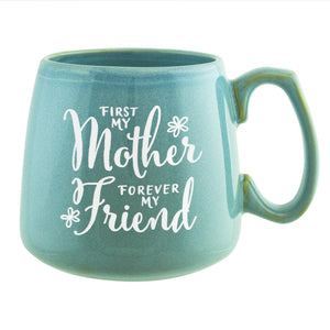 First My Mother, Forever My Friend Etched Ceramic Mug