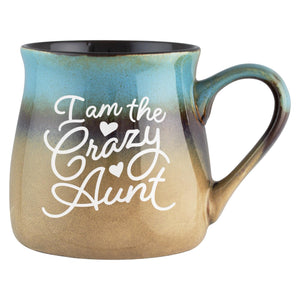 I am the Crazy Aunt Etched Ceramic Mug