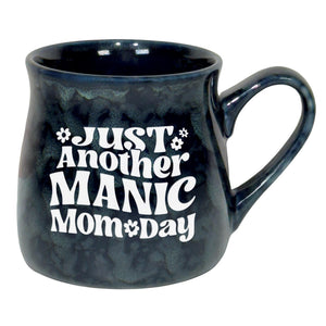 Just Another Manic Mom Day Etched Ceramic Mug