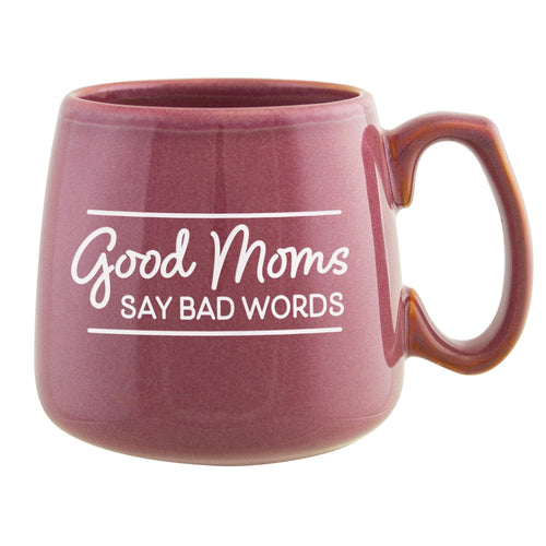 Good Moms Say Bad Words Etched Ceramic Mug