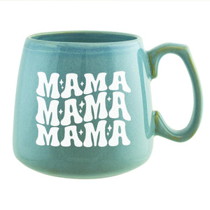 Mama Mama Mama Etched Ceramic Mug